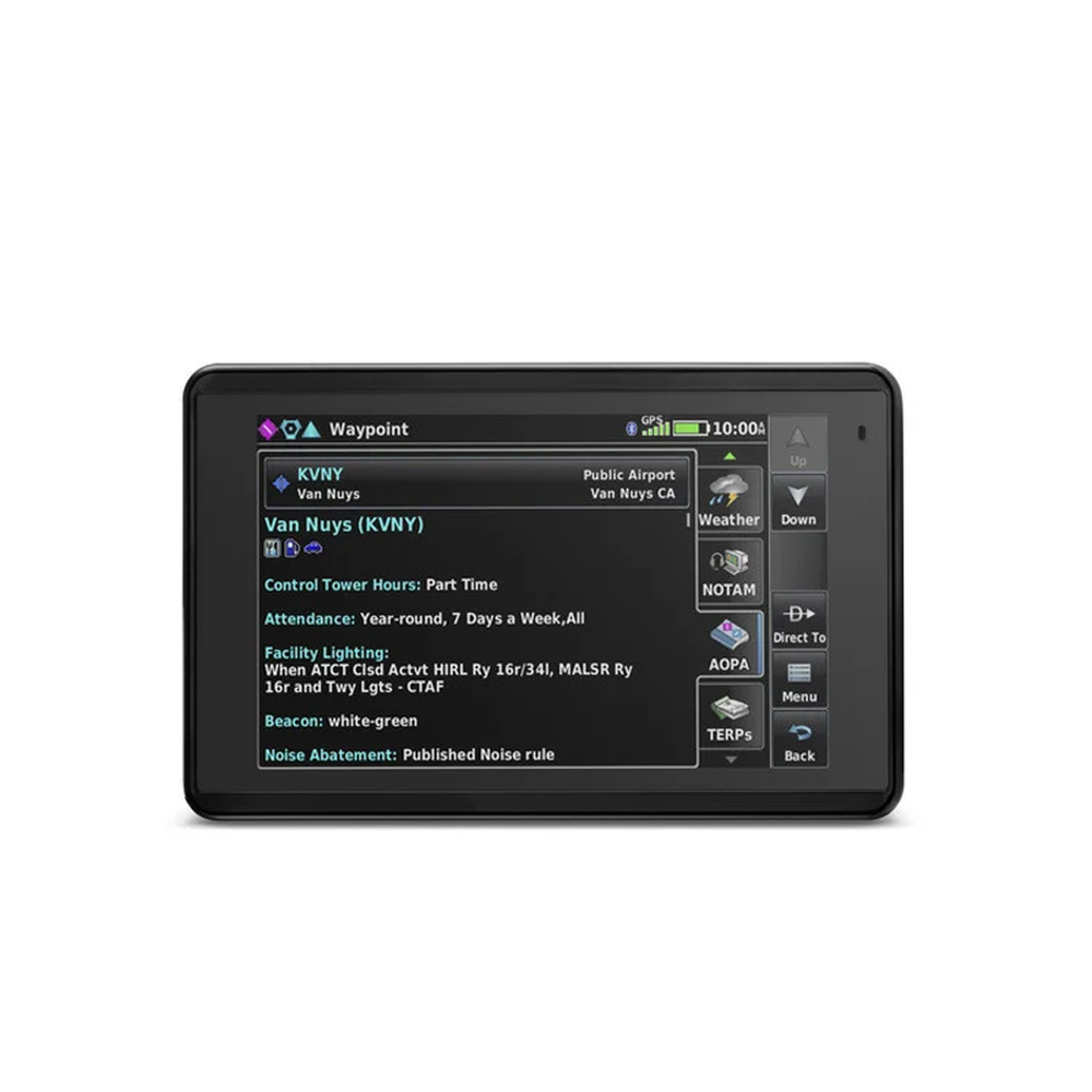 Navegador portátil aera 660, muestra información de trafico aéreo y una excelente visualización por medio de su pantalla con visión 3D touch screen. - Image 2