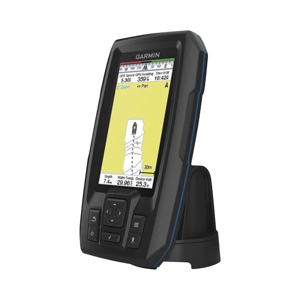 Fishfinder STRIKER™ Plus 4 con GPS Integrado / Pantalla QSVGA 272 x 480 píxeles / Frecuencias 50-200 kHz / Potencia 200 W RMS / Tecnología de Ganancia Automática / Sensor de Temperatura / Resistencia al Agua IPX7 - Image 2