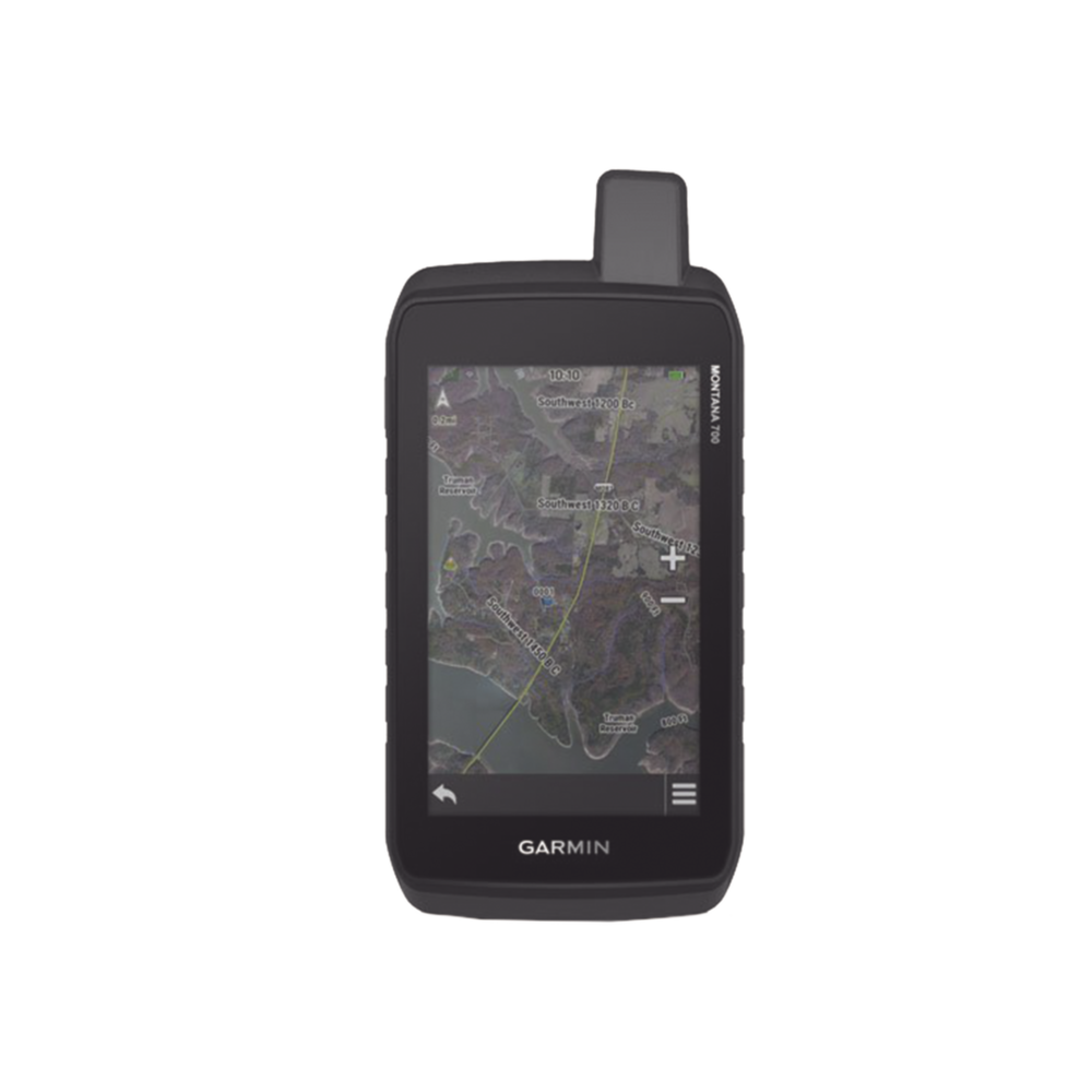 GPS Montana® 700 / Pantalla Táctil WVGA 5" / Resolución 480x800 / Batería Recargable de Ión-Litio / Autonomía Hasta 18 Horas en Modo GPS / Memoria 16 GB / Compatible con micro-USB y NMEA 0183 / Mapas Preinstalad