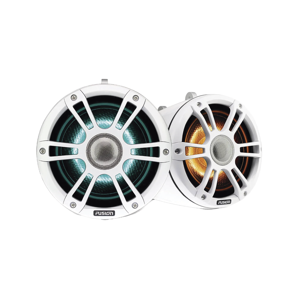 Altavoces marinos de torre serie Signature 3 con iluminación led de 7.7" Fusion