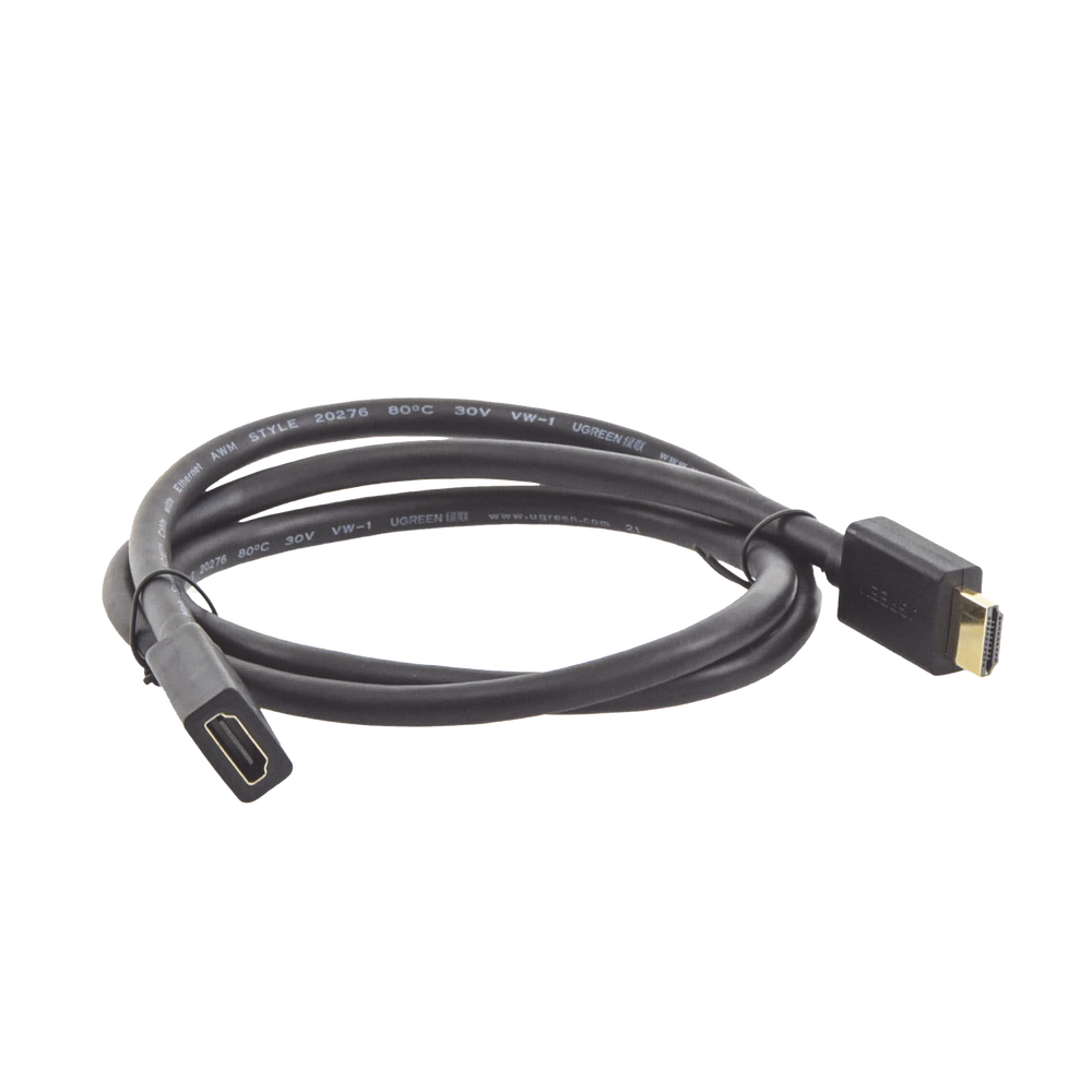 Cable Extensor HDMI de 1 Metro (3.28 Pies) / 4K@60Hz / 3D / HDR / Macho a Hembra / N?cleo de Cobre Esta?ado / Transmisi?n Estable - Image 2