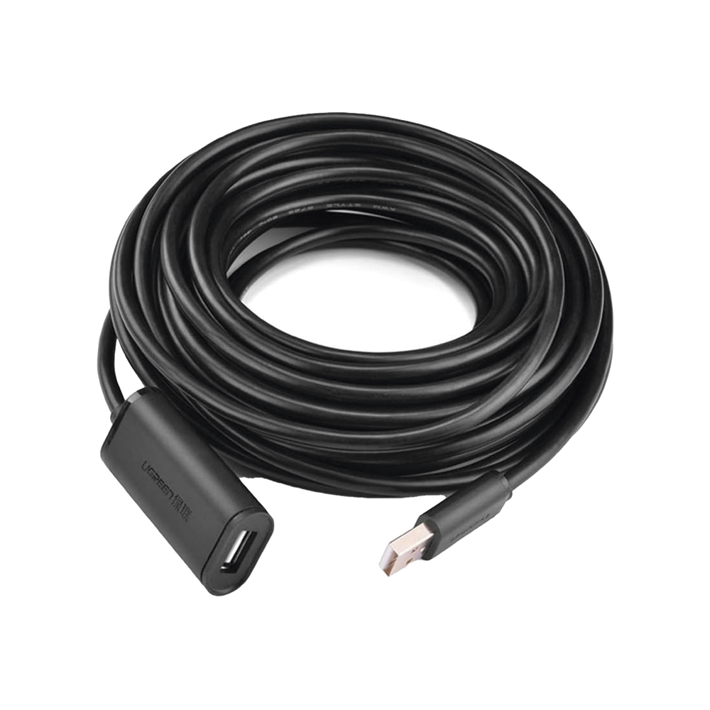 Cable de Extensión Activo USB 2.0 / 30 Metros / Macho-Hembra / Booster individual FE1.1S incorporado / Velocidad de hasta 480 Mbps / Ideal para impresoras, consolas , Webcam, etc. - Image 3