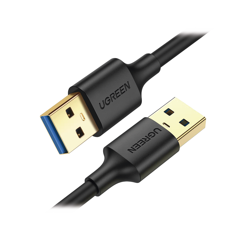 Cable USB-A 3.0 a USB-A 3.0 / 1 Metro / Macho a Macho / Conector Niquelado / Núcleo de Cobre Estañado / Blindaje Múltiple / Velocidad 5Gbps / No Requiere Controlador / Compatible con USB2.0 Y USB 1.1