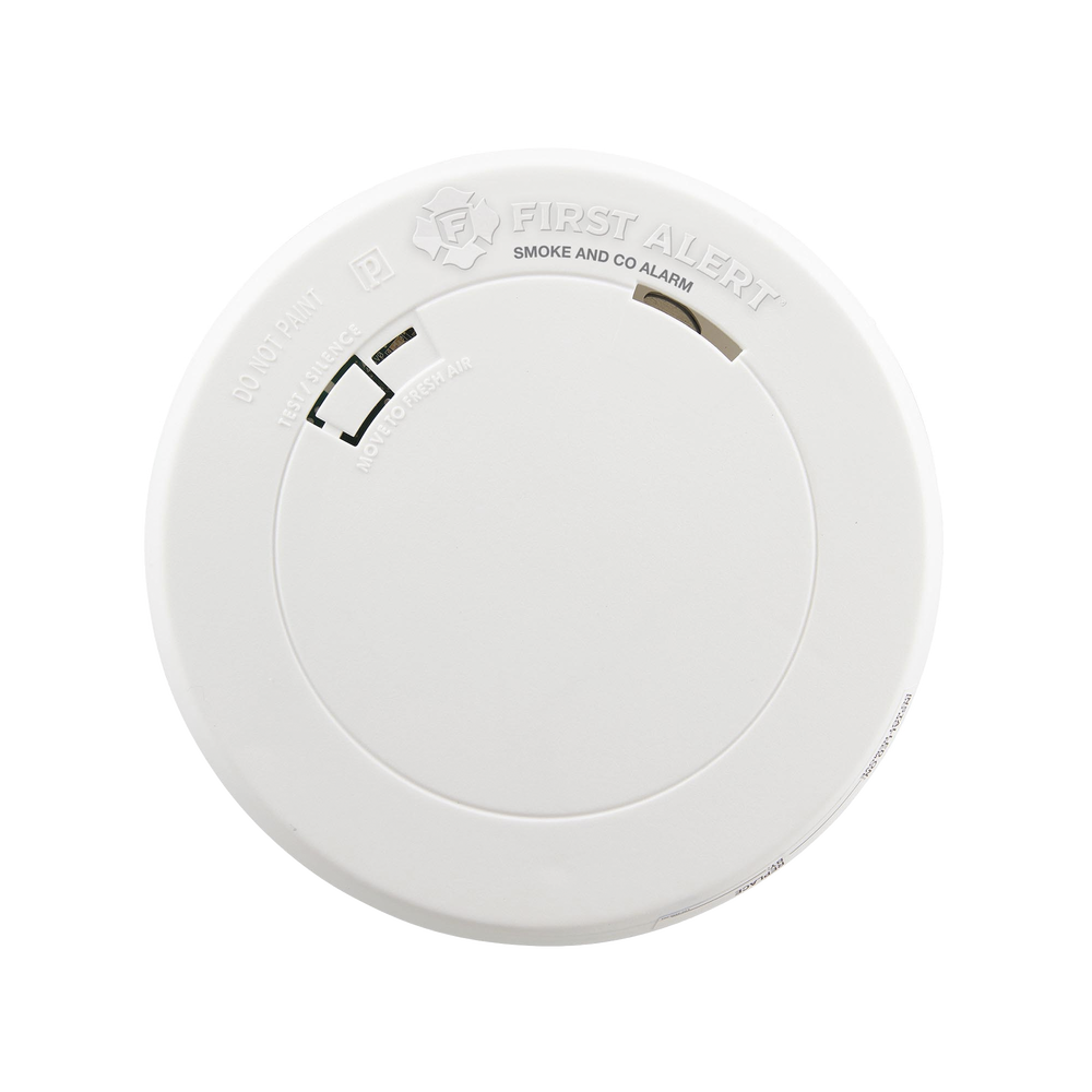 Detector Combo de Humo/CO, Autónomo, Batería Sellada de Litio de 10 años, No Requiere Panel, Diseño Ultra Delgado, No Requiere Cableado