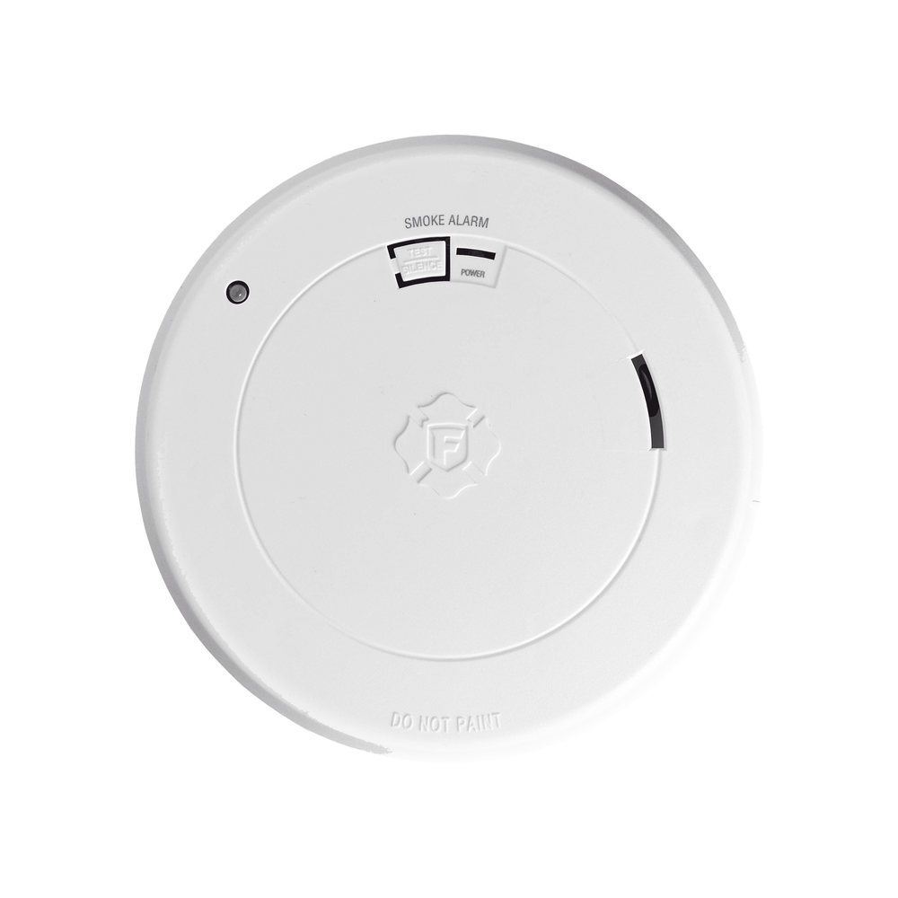 Alarma de Humo First Alert SM210L / Sensor Fotoelectrico / Batería de Litio Sellada de 10 Años / Luz de Seguridad / Rango de Temperatura 4.4°C a 37.8°C/ Cumple UL217, CSFM, NFPA 72, NFPA 101, ICC
