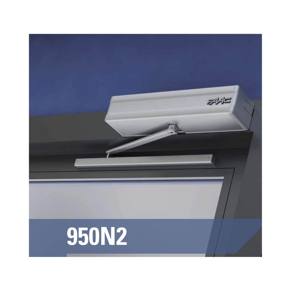 Operador Para Puertas Batientes FAAC 950N2 / Ideal Para Automatización de Puertas Peatonales / Requiere Brazo Articulado Modelo 390039 - Image 2