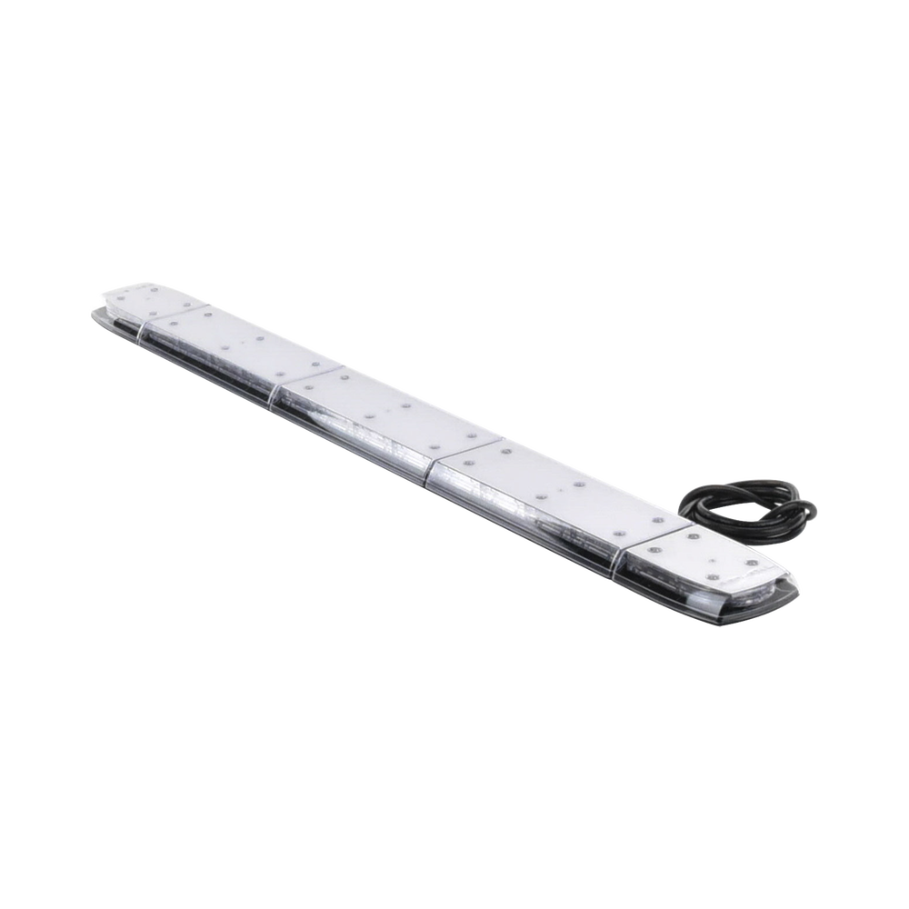 Barra de luces de 48 Pulgadas, 240 Led, Dual Color Ámbar/Claro, Con Montaje Fijo de Tornillos, Ideal para Seguridad Privada