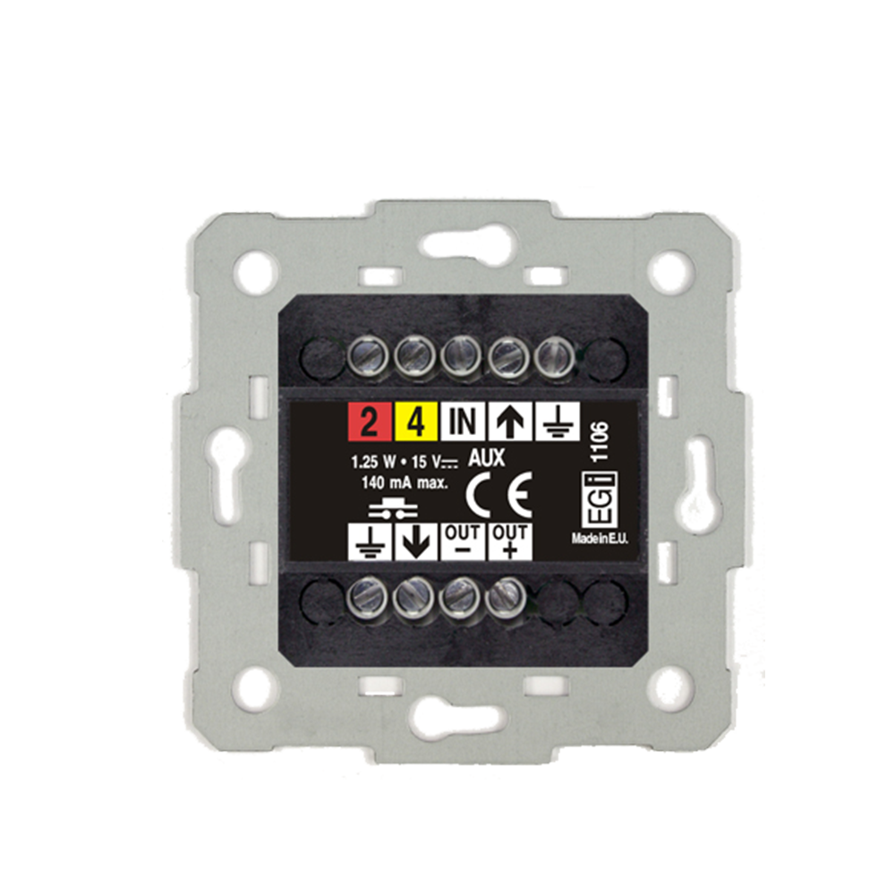 Módulo De Entrada Para Señal De Audio Auxiliar Con Encendido/Apagado Y Regulación De Volume, Color Blanco - Image 3