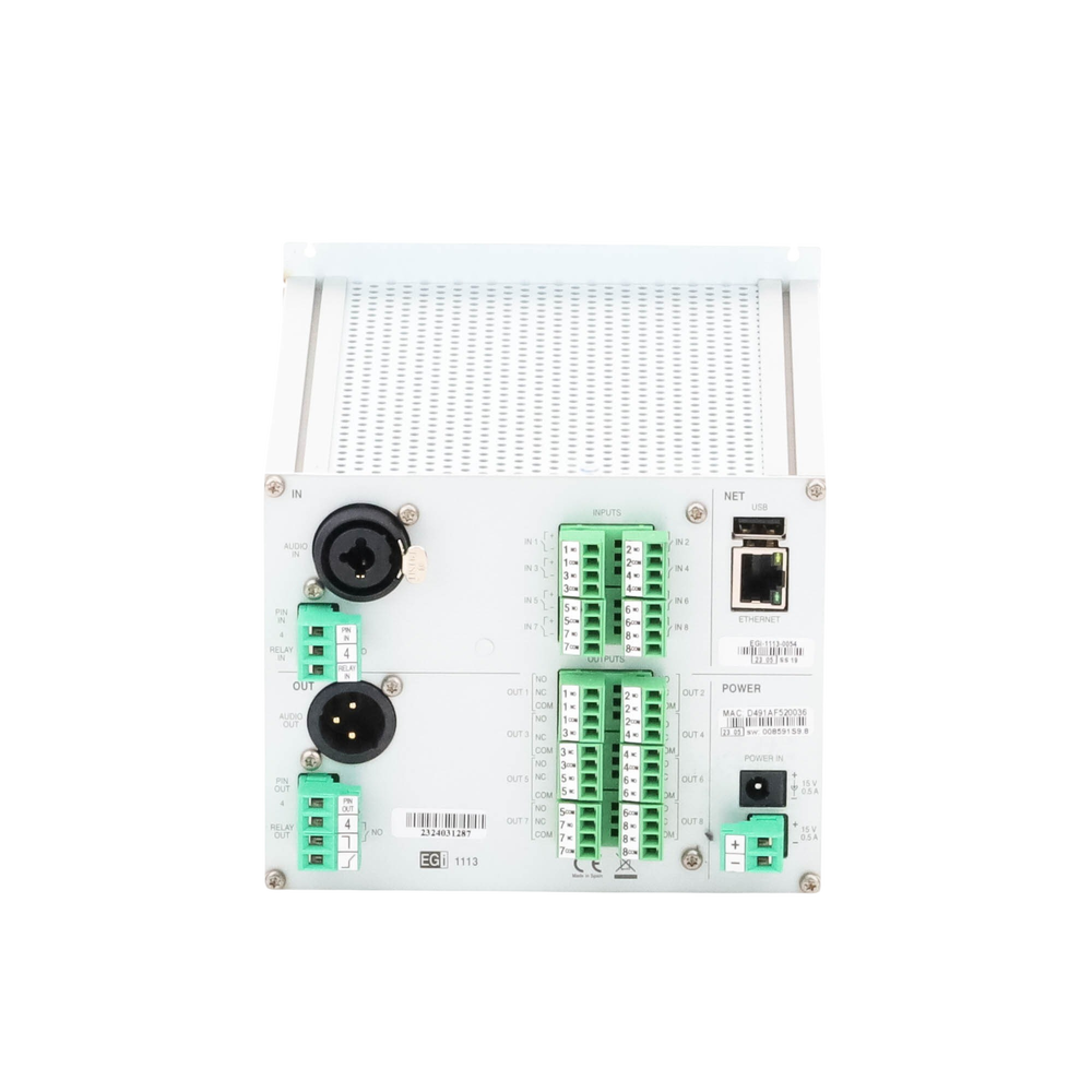 Interfaz Millennium IP para gestión de avisos y música pre-grabados IP con 8 relés IN/OUT - Image 7