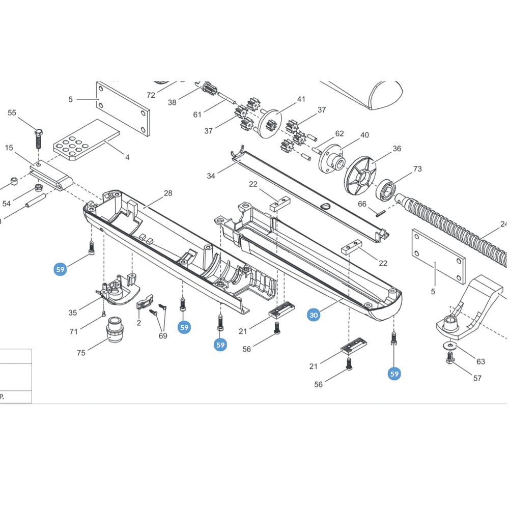 Tapas inferiores para motores AXO 5024 - Image 3