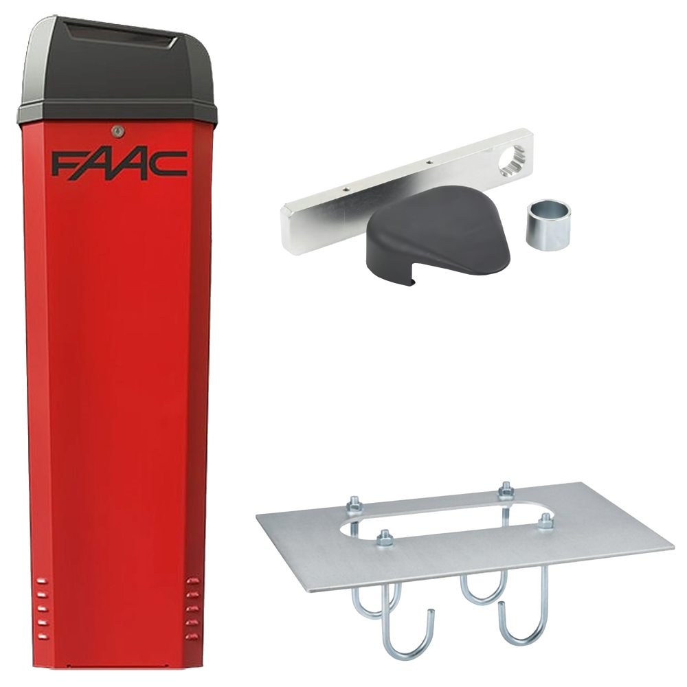Kit DE BARRERA VEHICULAR FAAC B614 USO CONTINUO / APERTURA <2s / HASTA 5m / INCLUYE ANCLA Y ENGANCHE PARA BRAZO RECTO