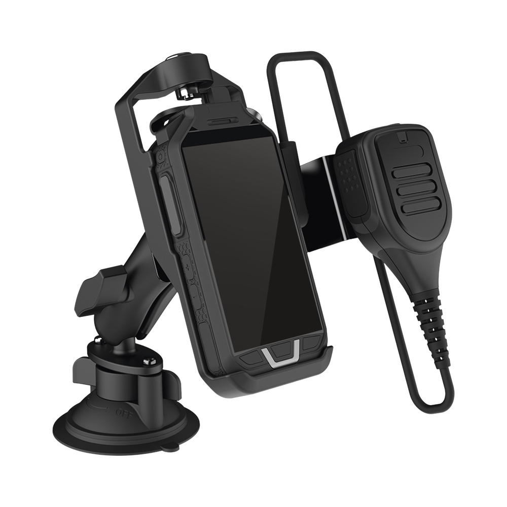 Base para Vehículo Compatible con RugGear RG725 y RG750, Incluye Puerto de Carga