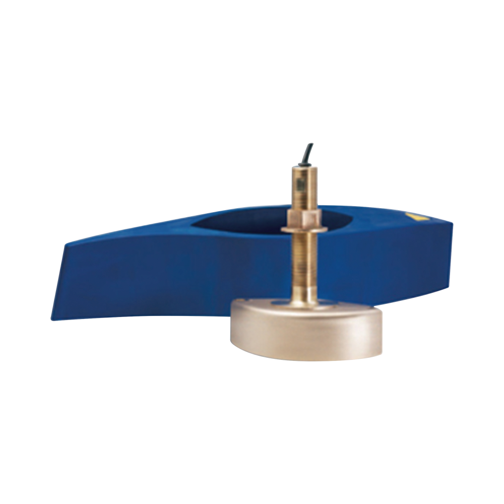 Sensor de Profundidad y Temperatura B258 / 1 kW RMS / Frecuencias Duales 50-200 kHz / Rango de Profundidad 500 m / Bronce / Instalación Thru-Hull / Compatible con Ecosonda BSM-1