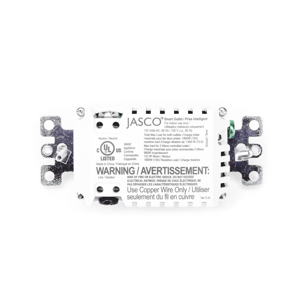 (ZWAVE) Tomacorriente con señal inalambrica Z-WAVE, compatible con HUB HC7, C8, puede ser un panel de alarma L5210, L7000 con Total Connect y Alarm.Com - Image 5