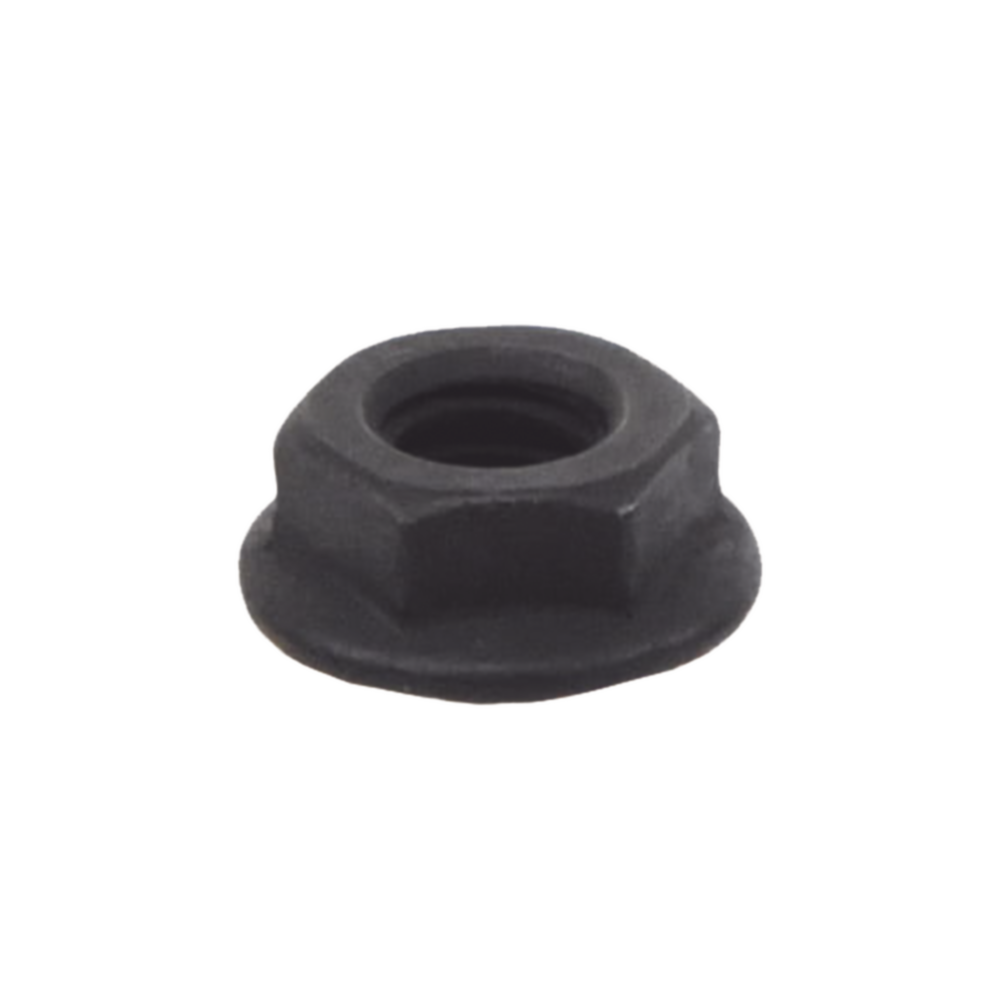 TUERCA HEX DENTADA 1/4 BLACK OXIDE