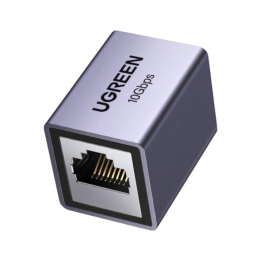 Acoplador STP (Extensor de Cable Ethernet RJ45) | 10Gbps | Blindado | Compatibilidad con Cat8 Cat7 Cat6 Cat5e | Hasta 100 Metros (328.08 Pies) | Aleaci?n de Aluminio