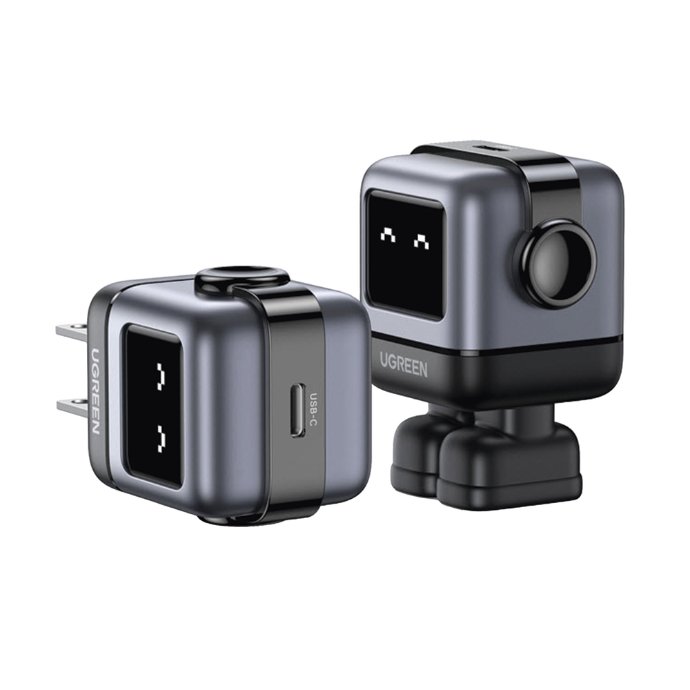Cargador Mini GaNRobot 30W serie UNO | 1 USB-C de Carga Rápida | Tecnología GaN II | Multiprotocolo PD/QC/SCP/FCA | Carga Inteligente | Pantalla LED | Zapato Magnético Extraíble | Thermal Guard | Color Negro. - Image 3