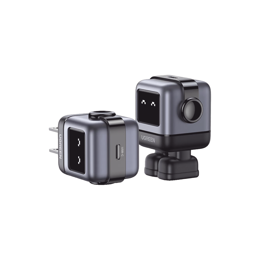 Cargador Mini GaNRobot 30W serie UNO | 1 USB-C de Carga Rápida | Tecnología GaN II | Multiprotocolo PD/QC/SCP/FCA | Carga Inteligente | Pantalla LED | Zapato Magnético Extraíble | Thermal Guard | Color Negro. - Image 2
