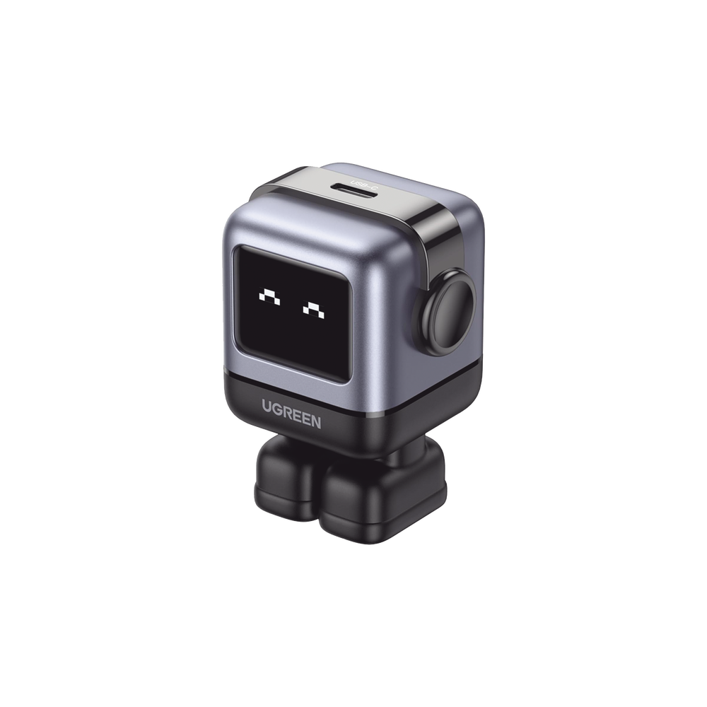 Cargador Mini GaNRobot 30W serie UNO | 1 USB-C de Carga Rápida | Tecnología GaN II | Multiprotocolo PD/QC/SCP/FCA | Carga Inteligente | Pantalla LED | Zapato Magnético Extraíble | Thermal Guard | Color Negro. - Image 3