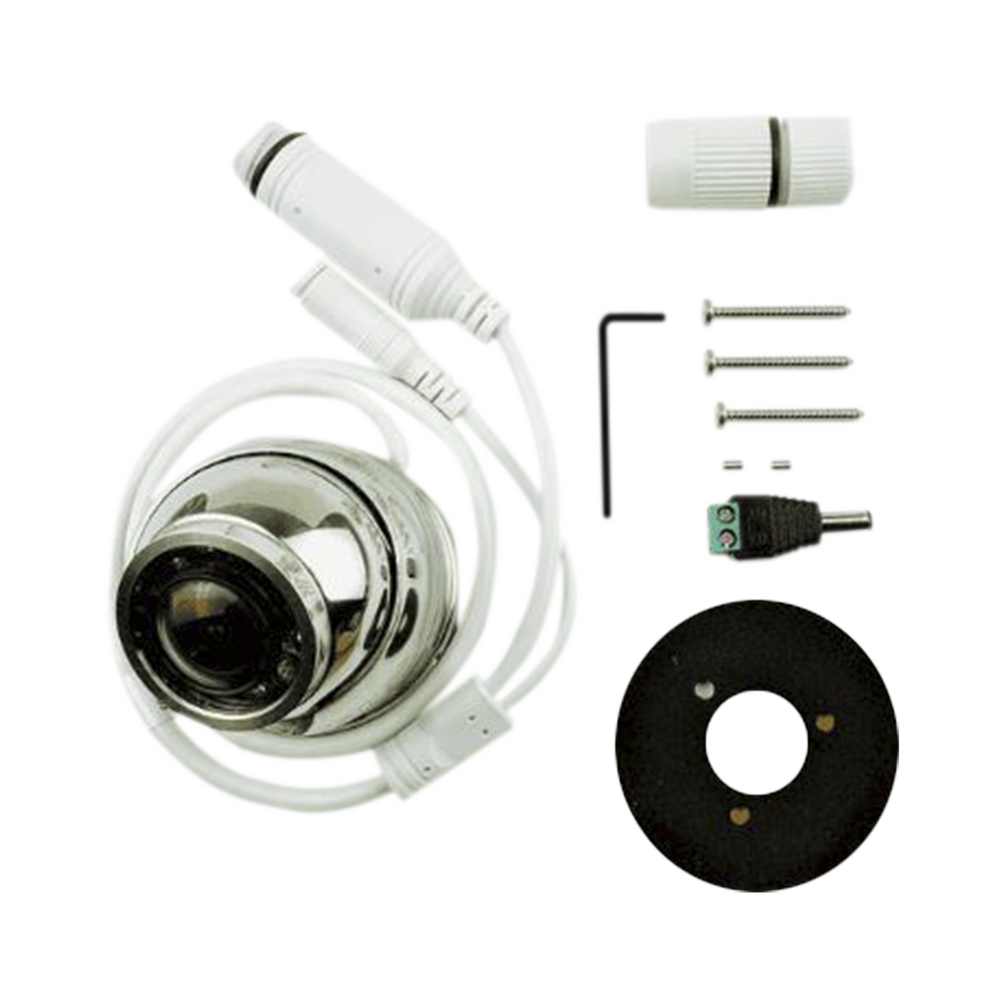 Cámara Marina IP CAM-1 / Resolución 1920x1080 / Lente Gran Angular 1.8 mm / IR LEDs 10 mts / Carcasa Acero Inoxidable 316 / POE o 12V / Compatible con Simrad NSSevo3™/3S™ y NSOevo3™/3S™ - Image 3