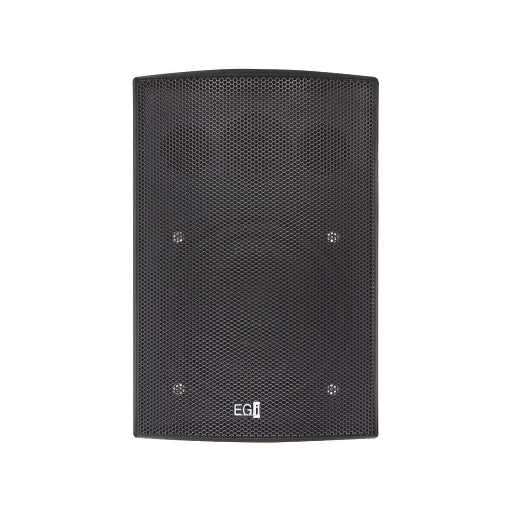 Bocina HiFi | PoE Ethernet IP | Altavoz de 2 vías | Potencia 12W | Protección IP66 | Color Negro