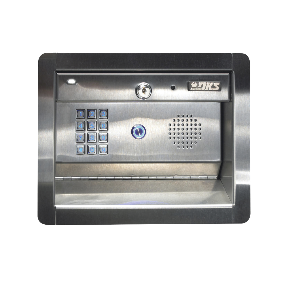 Access PLUS DKS / Atienda la puerta aún sin estar en casa! / Interfon telefónico / 27 números celulares / Control de acceso / 2 puertas / Lineas A/D