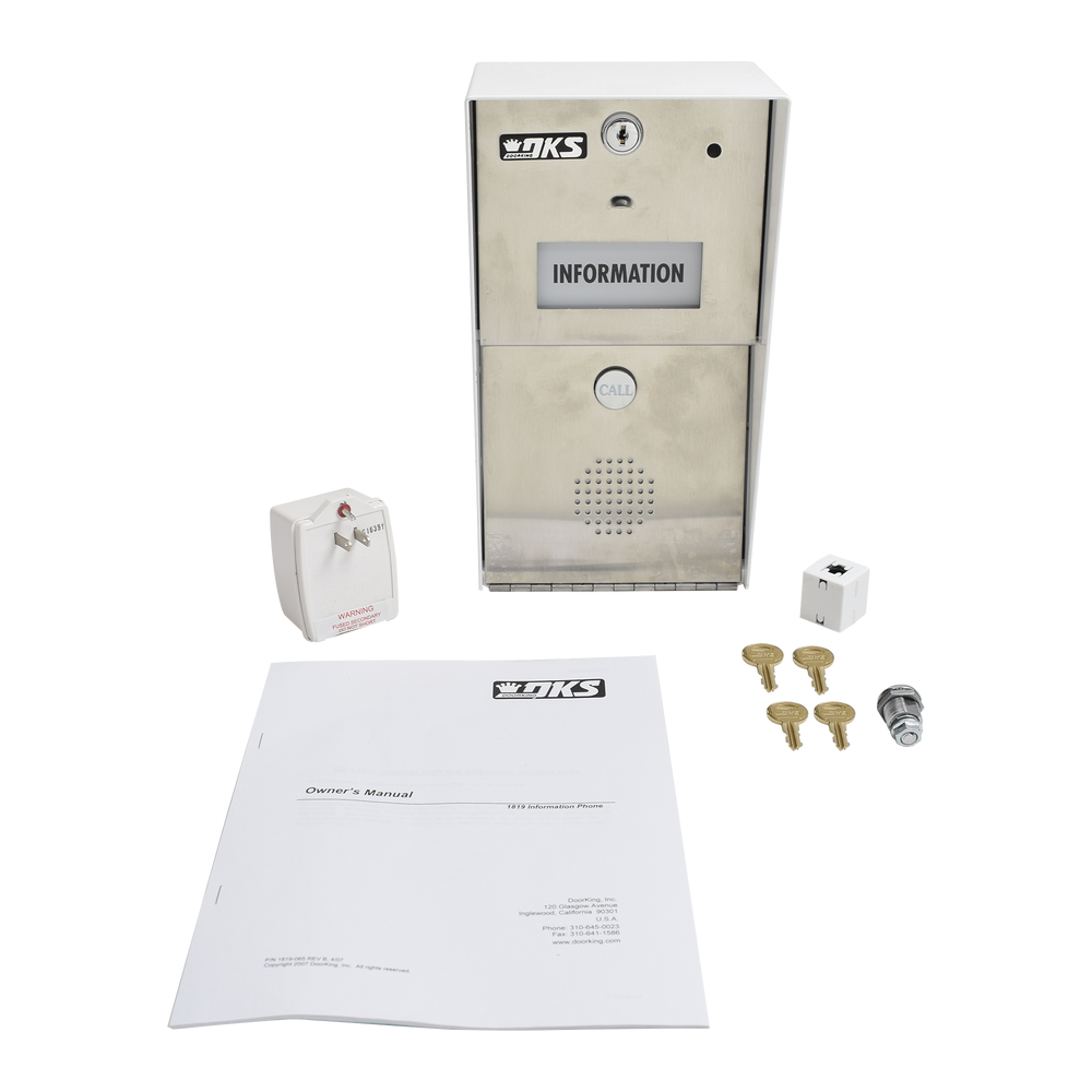 Estación de información / Llame al centro de control con un solo botón - Image 4