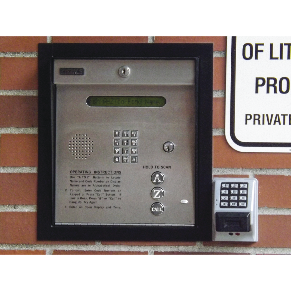 Control de acceso / Gabinete empotrable / 2 puertas / 3000 números telefónicos / 11 dígitos / Directorio en pantalla / Lineas A/D - Image 2