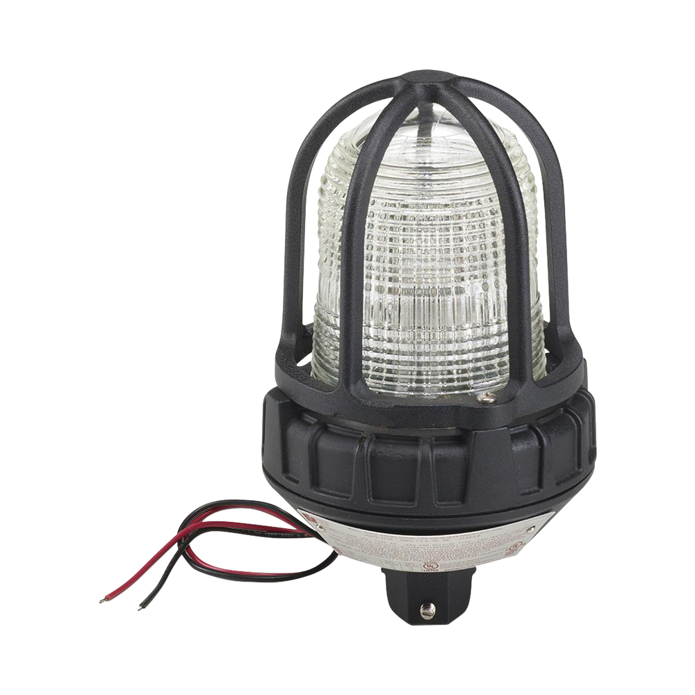 Luz de advertencia LED para ubicaciónes peligrosas, montaje tipo tubo, 24 VCD, LED color Claro