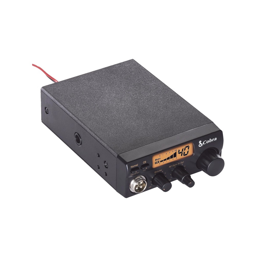 Radio móvil en banda CB de 40 canales en modulación AM con pantalla monocromática y función de PA - Image 3