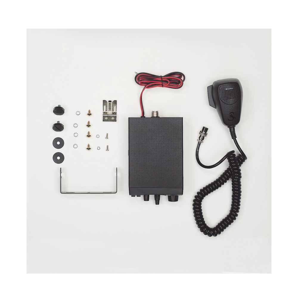 Radio móvil en banda CB de 40 canales en modulación AM con pantalla monocromática y función de PA - Image 7