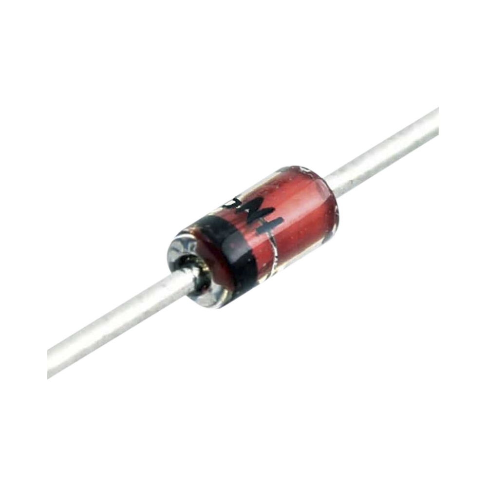 Diodo de Conmutación, I fwd. 300 mA, Vrev 75 V, 0. 5 Watt, Tiempo de Recuperación 4.0 nS, Empacado DO-35. - Image 2