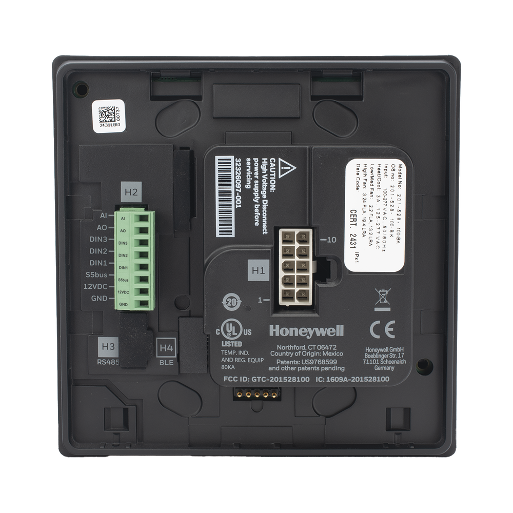 Termostato e7 EMS: 100-277 VCA: Ónix negro - Image 4