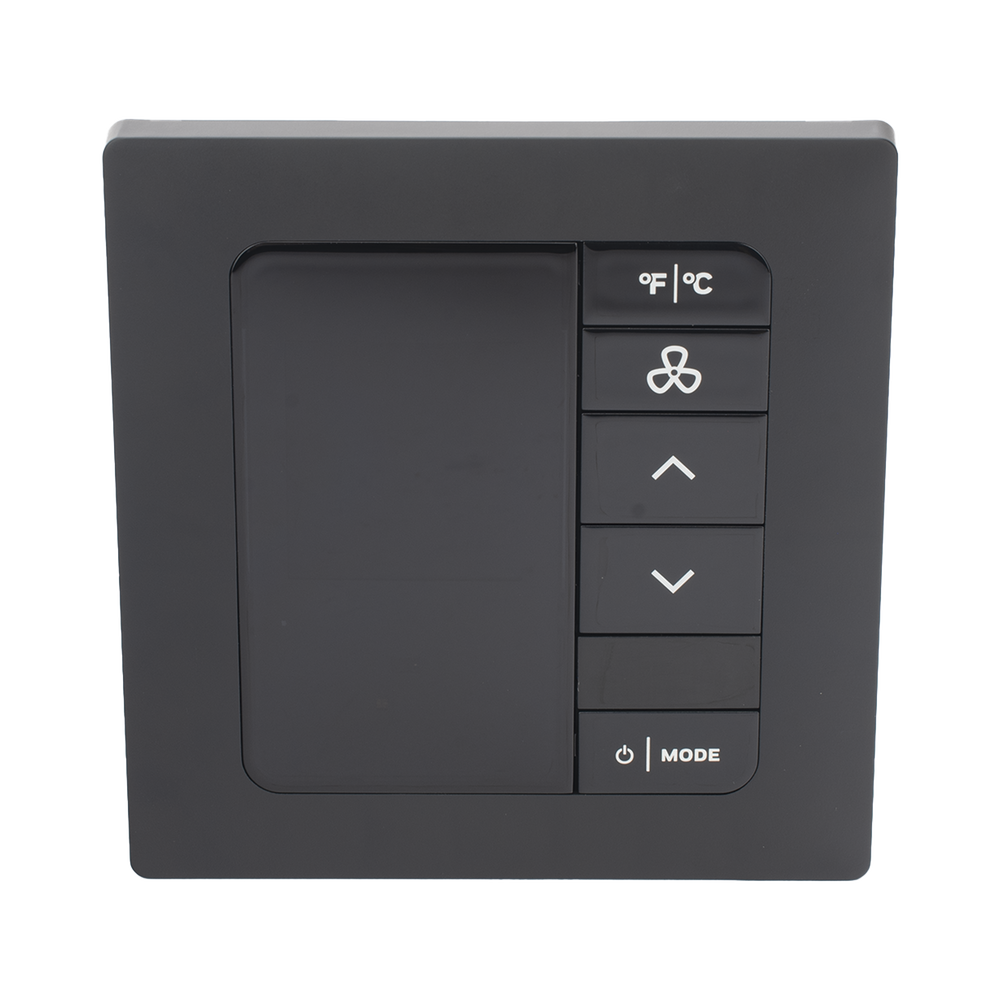 Termostato e7 EMS: 100-277 VCA: Ónix negro