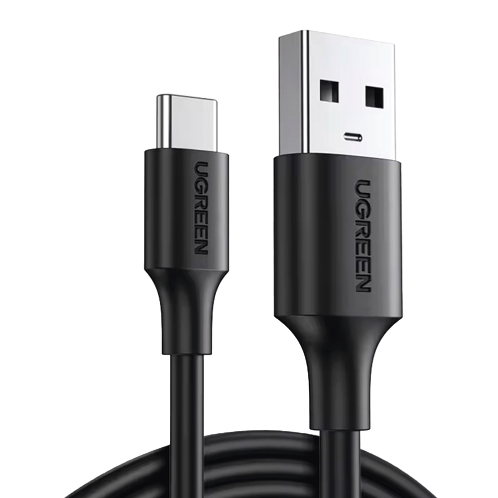 Cable USB-A a USB-C | 1 Metro | Carga y Sincronización de Datos | Carga Rápida 60W | Datos 5 Gbps | QC 3.0/2.0 | FPC | AFC | Protección Integrada | Duradero y Flexible| Caja ABS | Cubierta de TPE | Color Negro.