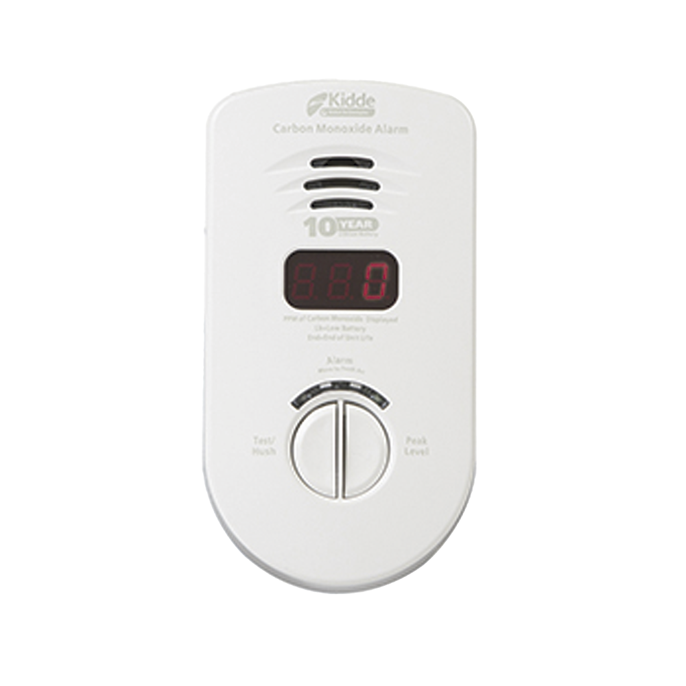 Alarma de Monóxido de Carbono 120 AC | Batería 10 años |  Display | Paquete de 3