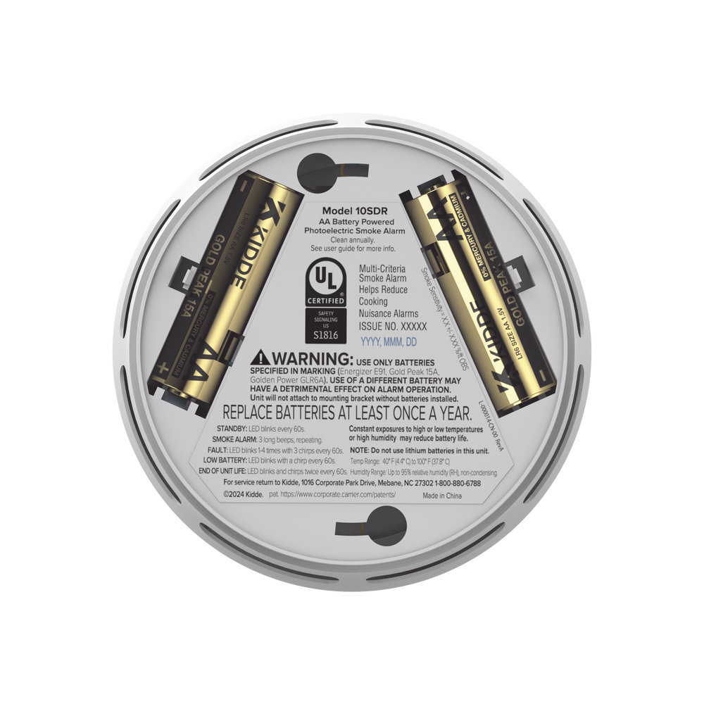 Detector de Humo Compacto Fotoelectrico Autonomo | Batería Reemplazable AA | Modelo 210314281 | Pieza - Image 5