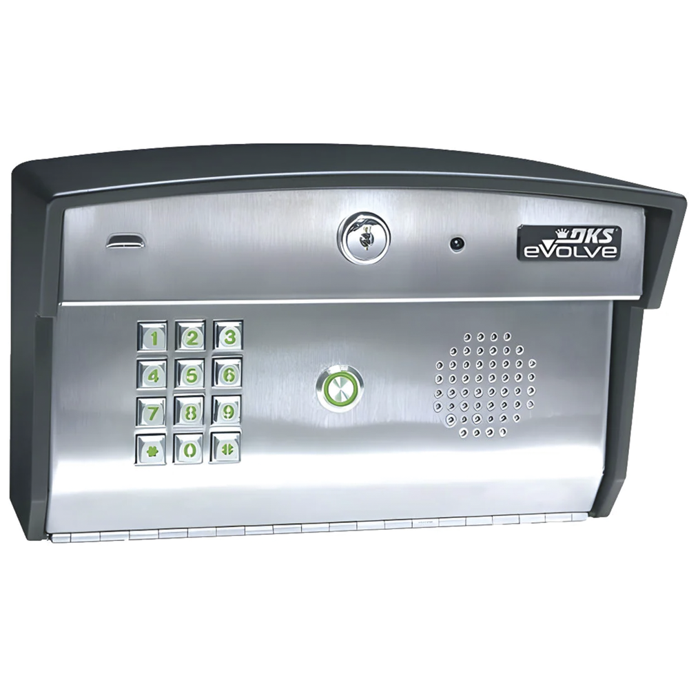 Sistema video entry residencial, 10 residentes, programable a 4 o 5 digitos