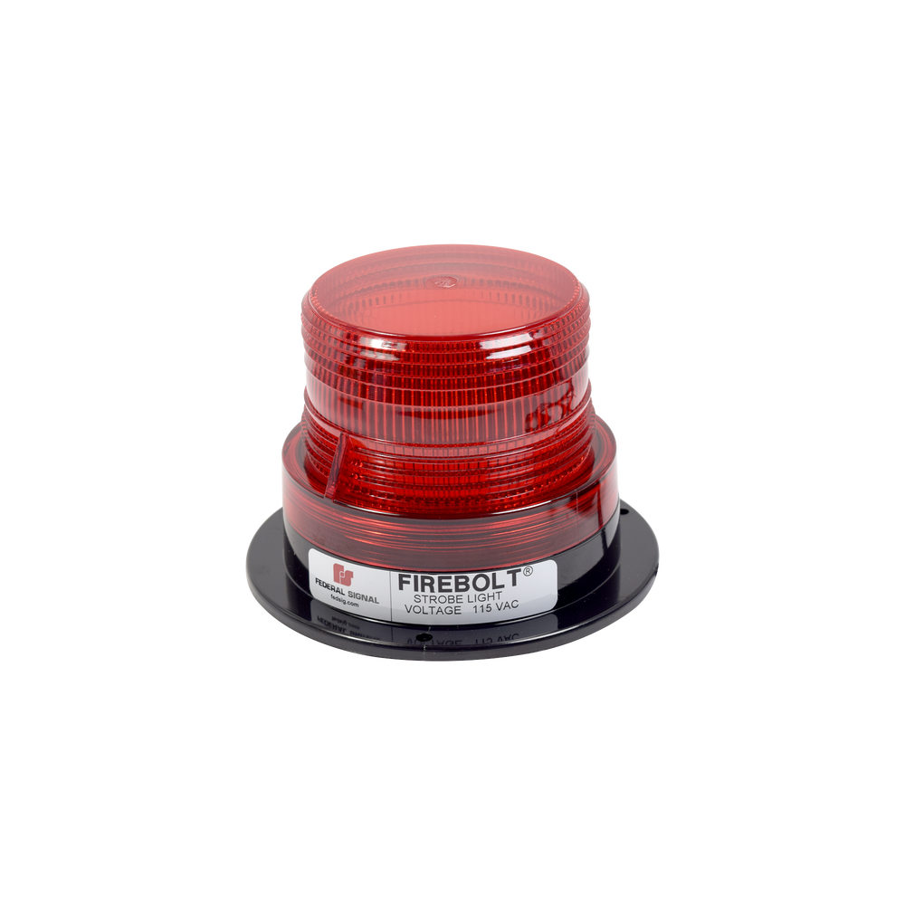 Estrobo Rojo FireBolt Plus sin tubo de reemplazo, 115 Vca