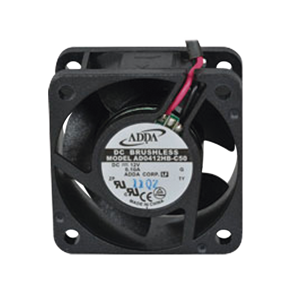 Ventilador Axial de 40 X 40 X 20 mm, Rodamiento de Baleros, Cables de 30 cm, 12 Vcc, 100 mA, 8.8 CFM.