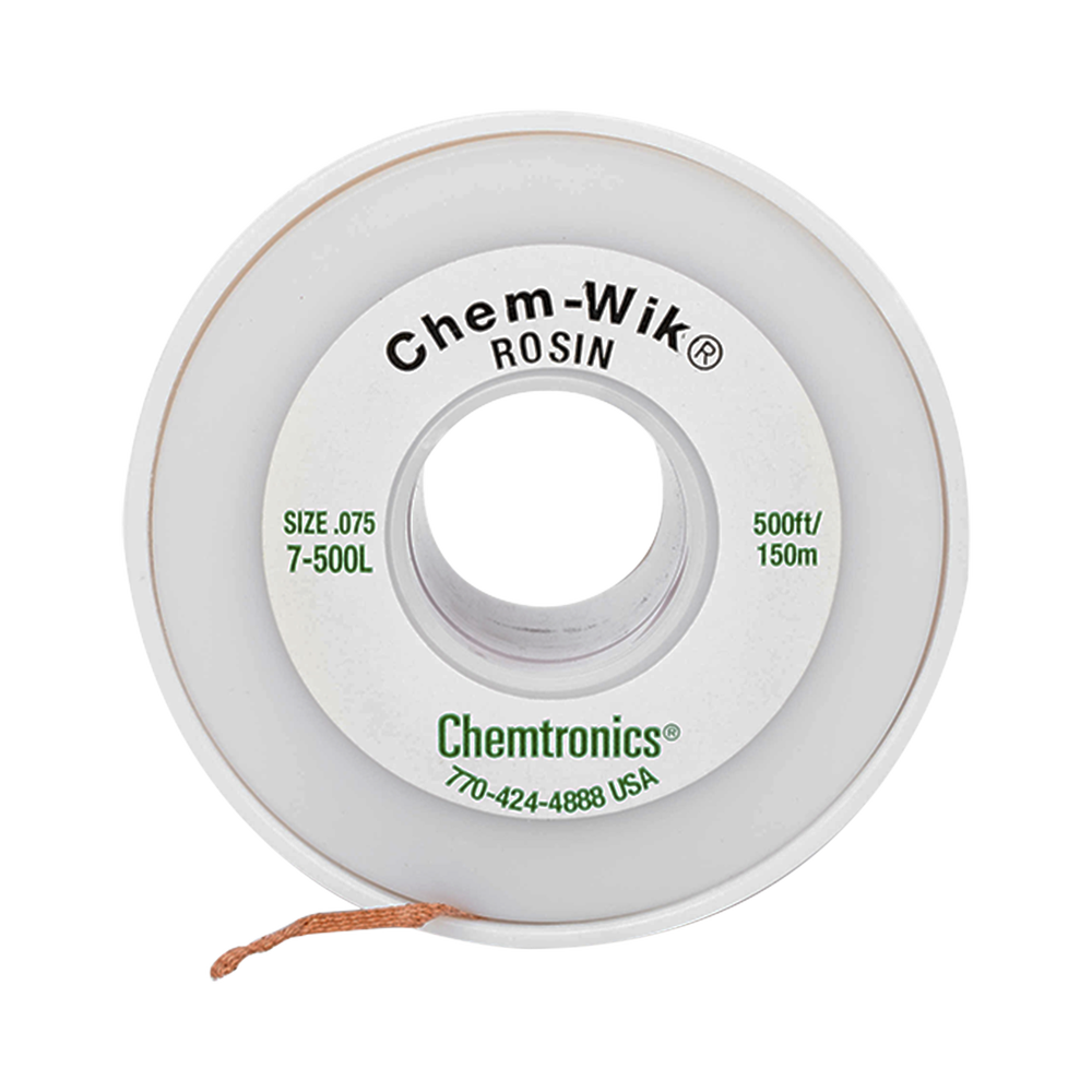 Rollo de desoldar de 150 m, trenza de 0.075" de ancho y alta absorción. - Image 2