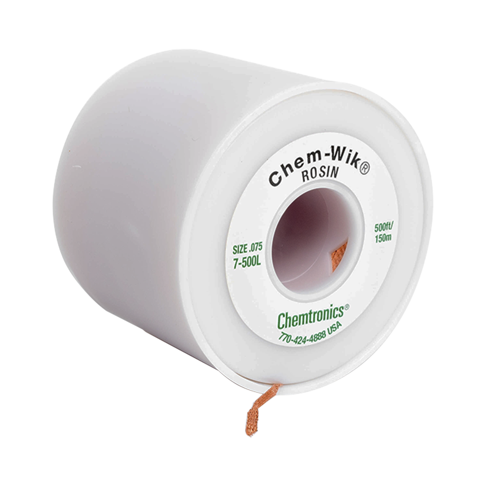 Rollo de desoldar de 150 m, trenza de 0.075" de ancho y alta absorción. - Image 3