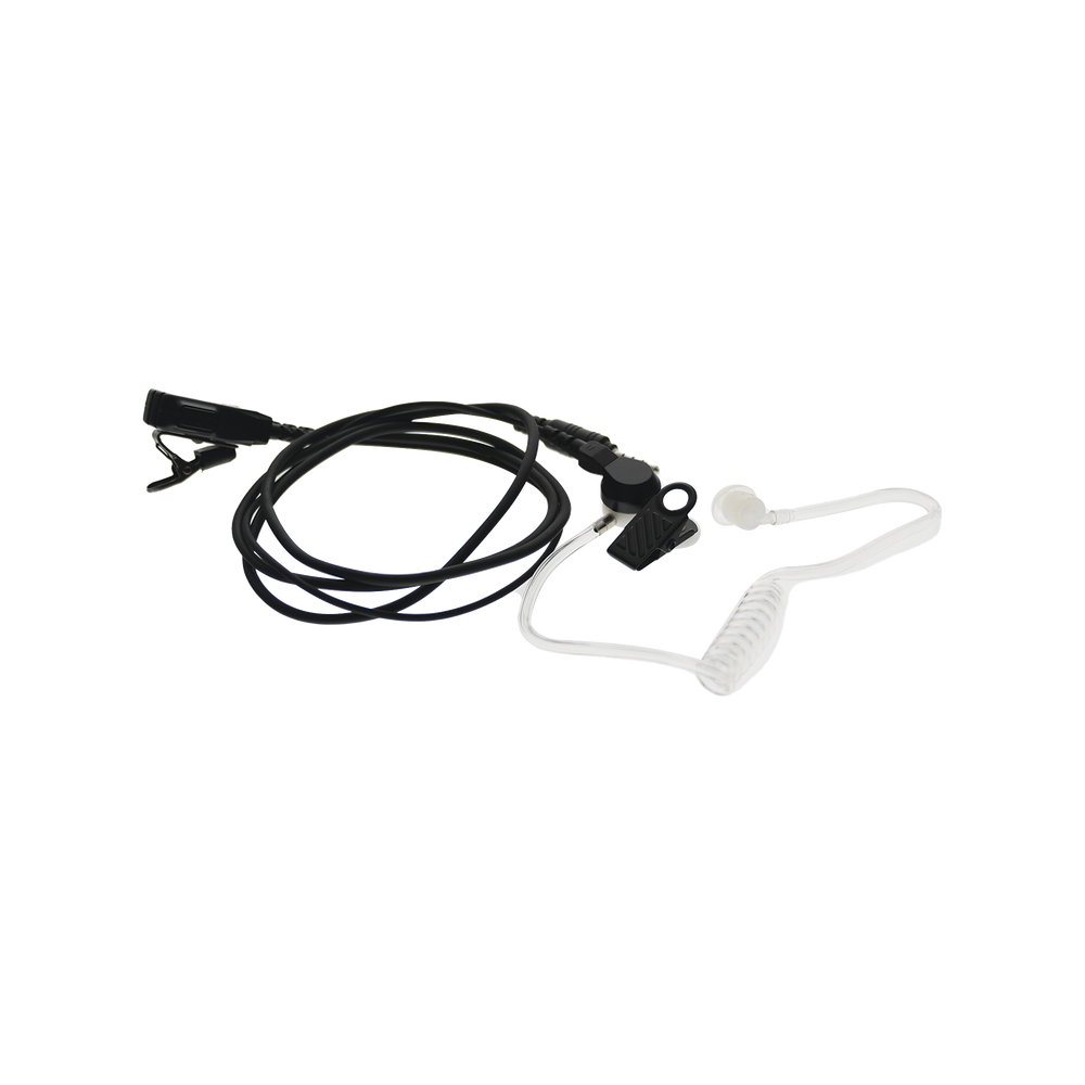 Micrófono - audífono de solapa con tubo acústico para RG360