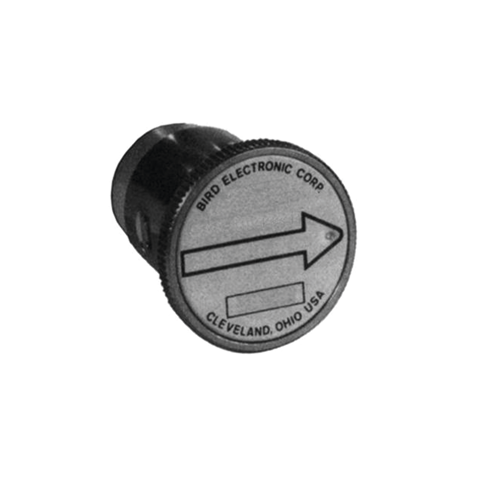 Elemento de 250 Watt en Línea 7/8" para Wattmetro BIRD 43 en Rango de Frecuencia de 25 a 60 MHz.