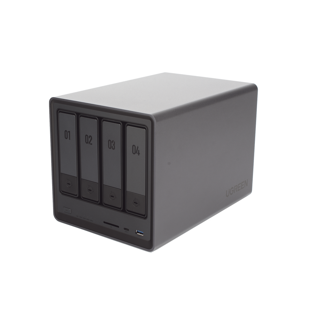 NASync DXP4800 | SO UGOS Pro | Intel N100 12th Gen Intel® Quad Core™ | 4-Bahias (SATA) hasta 96TB | 2* M.2 SSD hasta 16TB| 8GB DDR5 (Exp. a 16GB) | 2.5Gb Dual Ethernet | HDMI 4K | 2* USB2.0 | 1*USB 3.2Gen | 1* USB 3.2Gen2 | 1*USB-C 3.2Gen2 | SD - Image 2