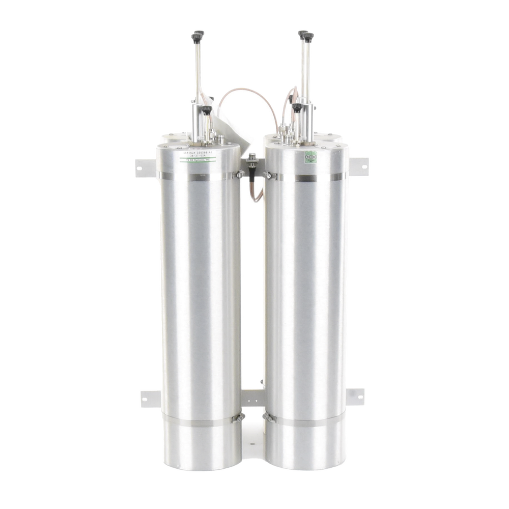 Duplexer Pasa Banda-Rechazo de Banda, 144-174 MHz, 4 Cavidades de 6.625" Diámetro, 500 KHz, 400 Watt, BNC Hembras.