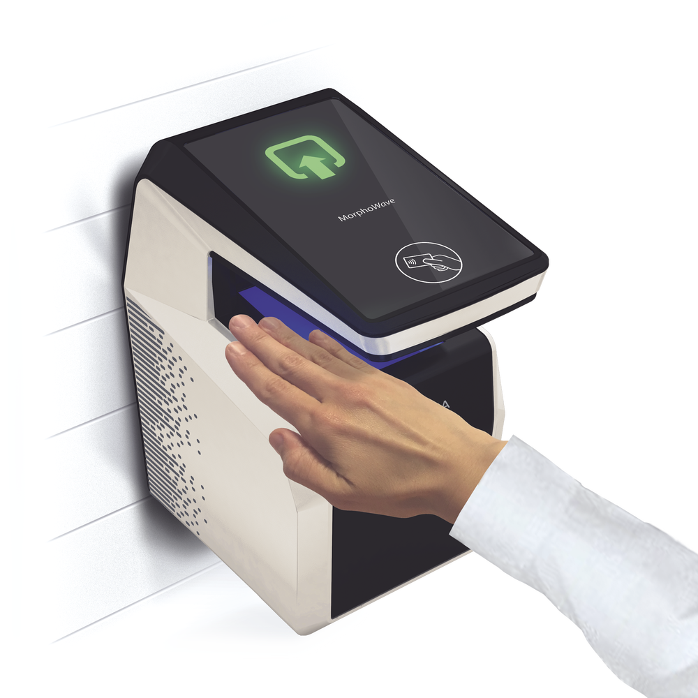 Lector de huella MorphoWave Compact /Prox HID/iClasss/Mifare/Desfire card reader and HID Mobile Access - Image 2