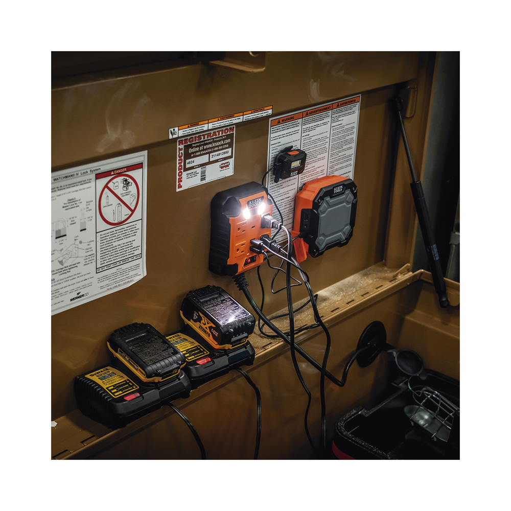 Multicontacto Powerbox 1, con 4 Salidas 120 Vca, 2 USB-A / 1 USB-C, Luces LED Integradas y Soporte Magnético - Image 3