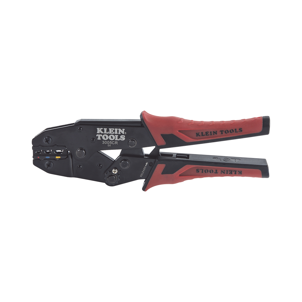 Pinza Ponchadora para Terminales con Aislamiento en Cable de Cobre Sólido y Trenzado de 10-22 AWG. - Image 2