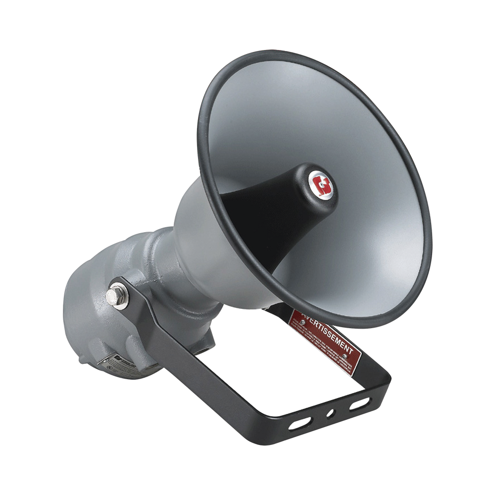 Altavoz amplificado 300X SelecTone® de 15 W a prueba de explosiones. 120 VCA Color Gris